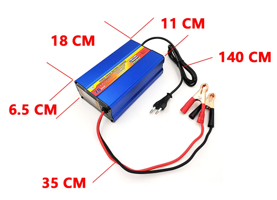 12 V 20A Автоматический Автомобиль Мотоцикл трехколесный велосипед лодка свинцово-кислотный гелевый Аккумулятор AGM зарядное устройство ЖК-дисплей напряжения тока 12 V вольт 20 A AMP