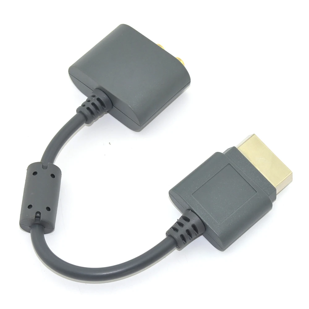 10 pcs gold opticaal RCA audio adapter 