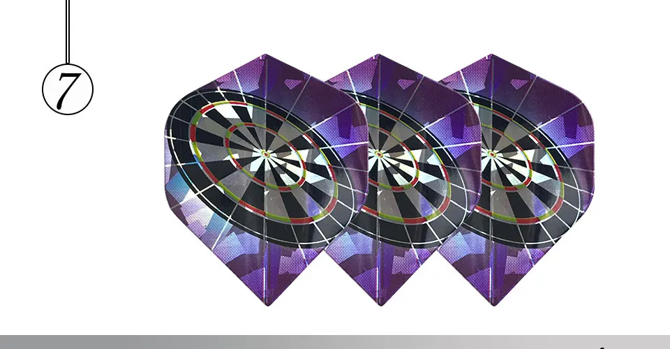 Easytoday 30Pcssets Professional Accessories Darts Flights Set Ten Colors High Quality Plastic Dart Wing Cool Darts Accessories (7)