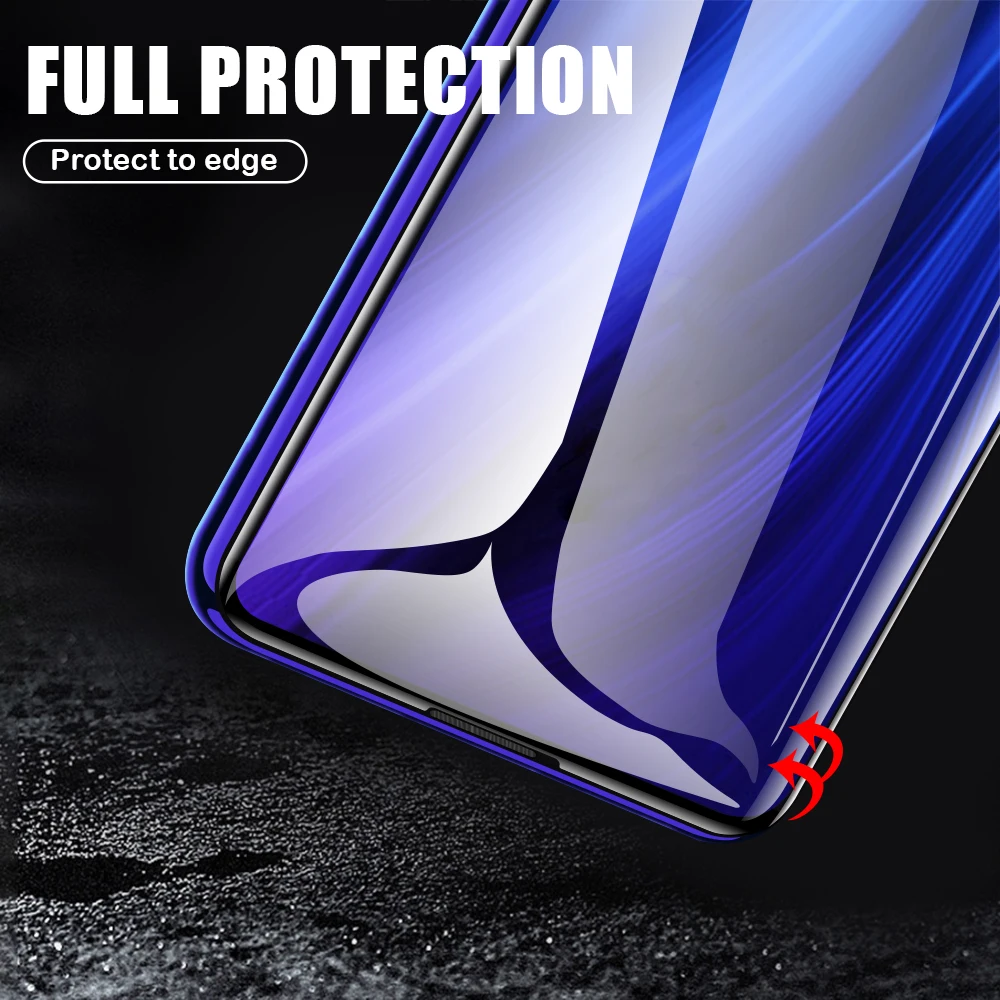 2 шт. Защитное стекло для xiaomi redmi note 8 7 pro защита экрана 11D изогнутое закаленное 8a A3