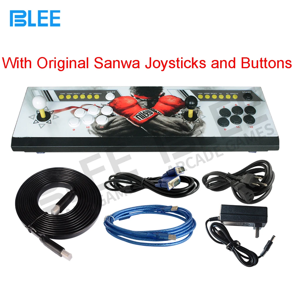 

Pandora's Box 6 1300 in 1 fighting video game for 2 players arcade console support user add games with original Sanwa parts