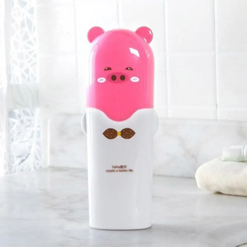 

Toothbrush Cup Teeth Brushes Toothpaste Antibacterial Storage Box Cute Toothbrushes Holder Travel Portable Chopsticks Box