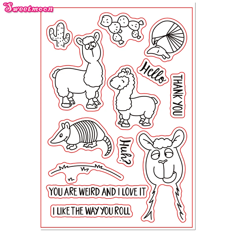 

YOU ARE WEIRD AND I LOVE IT THANK YOU Scrapbook DIY photo cards account rubber stamp clear stamp transparent stamp card stamp