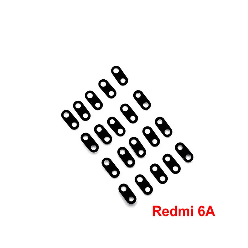 1 шт., новинка, стеклянный объектив для камеры, задняя камера, стеклянный объектив с клеем, замена для телефона Xiaomi Redmi 6A 6 6Plus S2 - Цвет: Redmi 6A