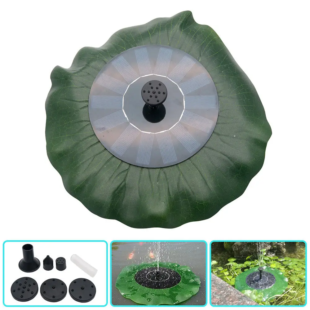 

180L/H Solar Powered Fountain Water Pump Floating Yards Pond Pool Fish Tank Bird For Caravan Camper Van Trailer Motorhome