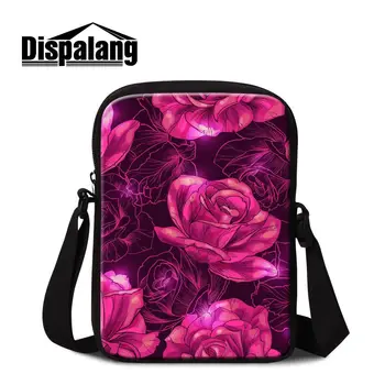 

Dispalang retro women messenger bags 3D floral striped prints mini teenager girls crossbody bag small shoulder bag satchel bag