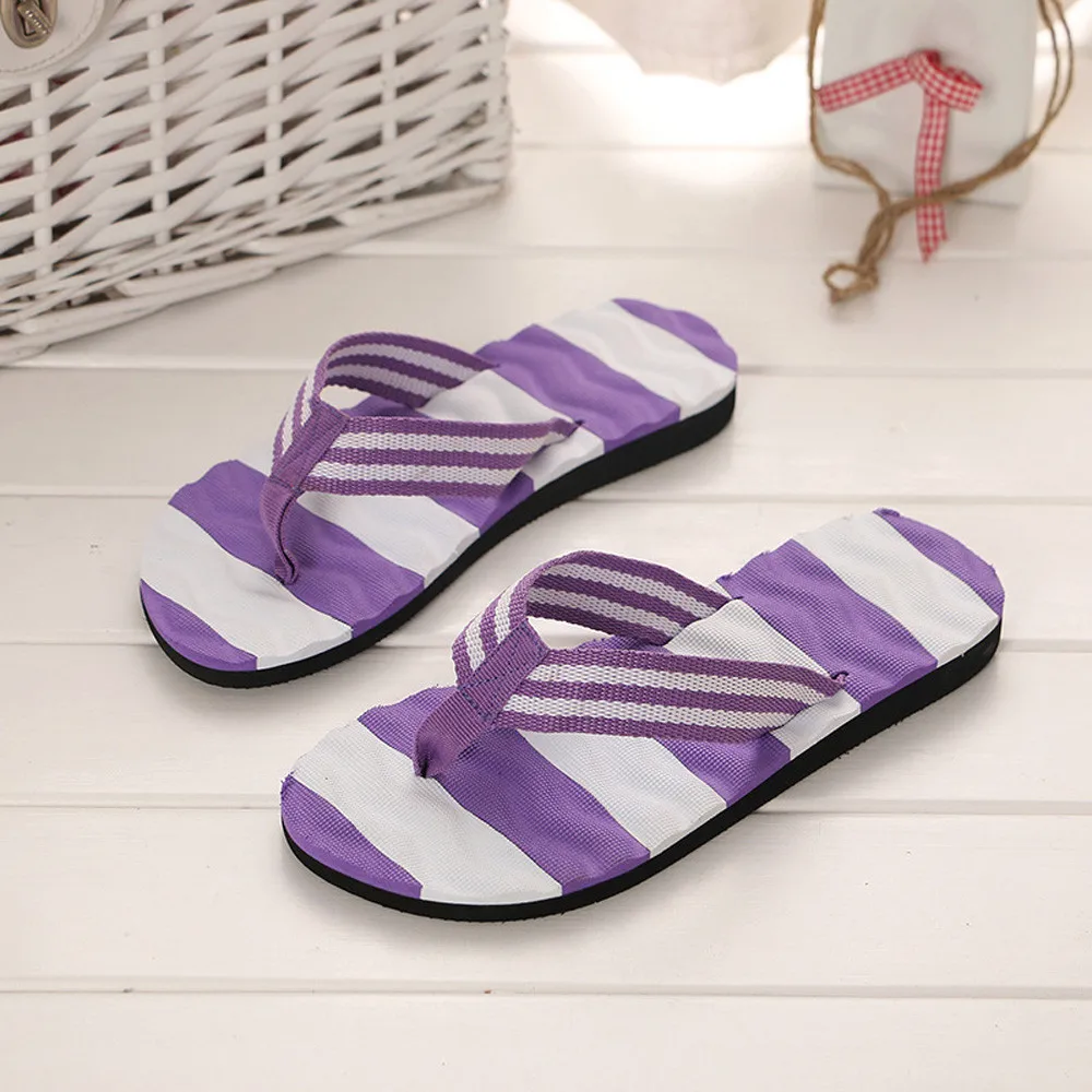 Stitching Massage Bottom Slippers Flip Flops Women Summer Sandals Slipper Indoor Outdoor Flip-flops Beach Shoes Soft Shoes