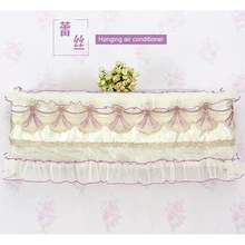 Полиэстер кружево Висячие кондиционер пылезащитный чехол Защита холодного ветра гостиная спальня домашний декор