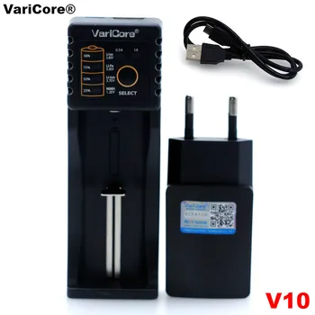 

New VariCore V10 1.2 V / 3 V / 3.7 V / 4.25V 18650/26650/18350/16340/18500/AA/AAA battery USB Smart Charger 5V 1A plug