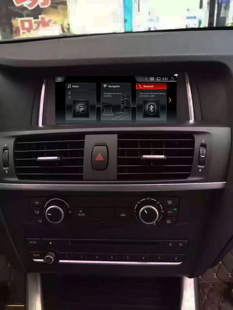 Perfect 1280*480 Quad Core Android 4.4 Car DVD for BMW X3 F25 X4 F26 F2016+ With Bluetooth 16GB Nand Flash Wifi Mirror Link Free Map GPS 5