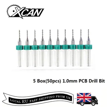 

Free Shipping XCAN 50pcs 1.0mm Mirco Drill Bit Carbide Mini Drill Bit for Drilling PCB Circuit Board PCB Machine Drill Bit