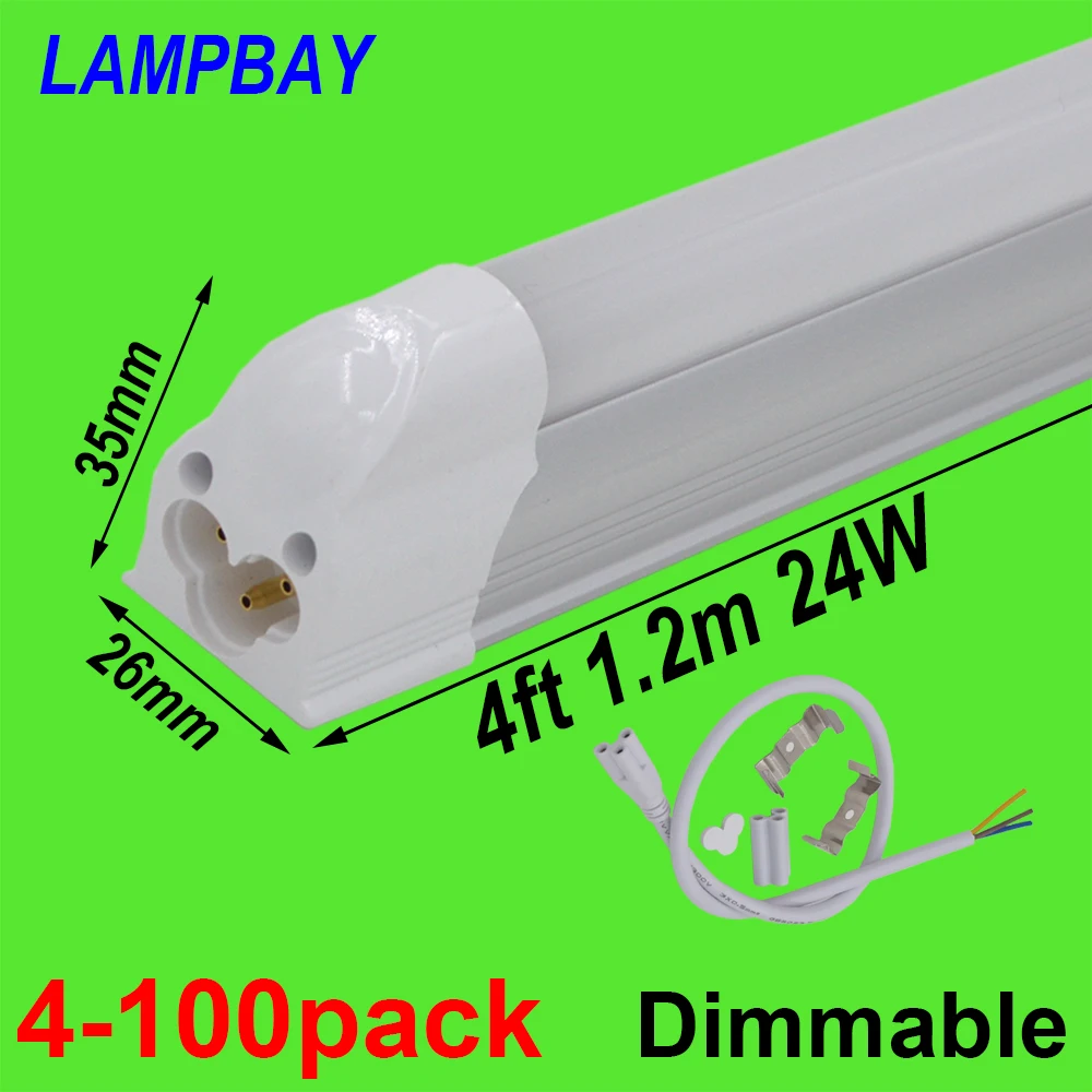 

(30 pieces/lot) Free Shipping T5 integrated led tube 4ft 20W surface mounted bulb with accessory completed set easy install