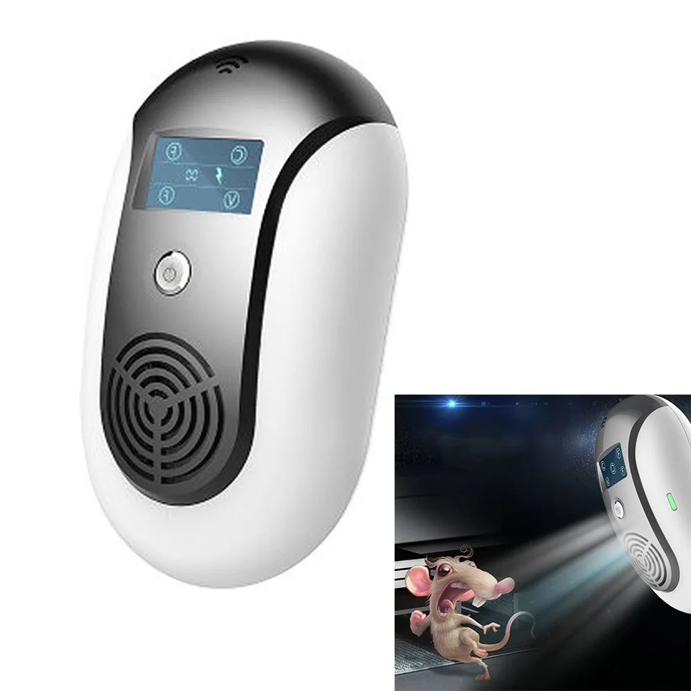 

New Smart Mosquito Killer Electronic Multi-Purpose Ultrasonic Pest Repeller Reject Rat Mouse Repellent Anti Rodent Bug Reject
