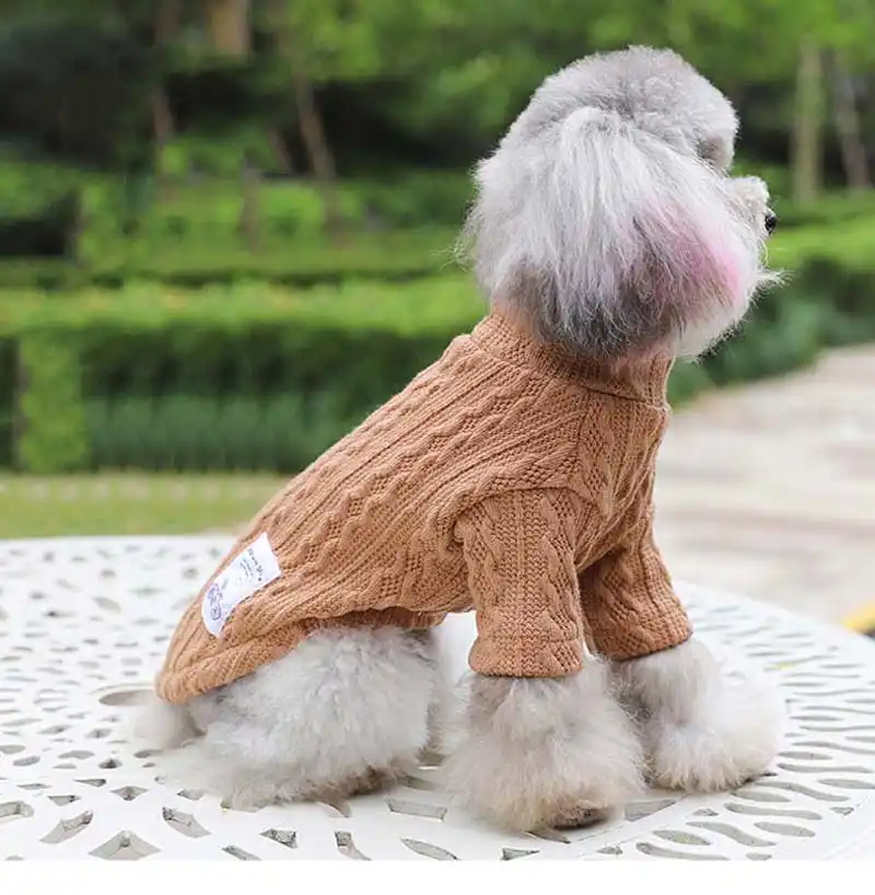 Hund Pullover Winter Haustier Kleidung Dackel Kleidung Pullover Warme kleine Hunde Katze Pullover Mantel Haustiere Hunde Kost/üm