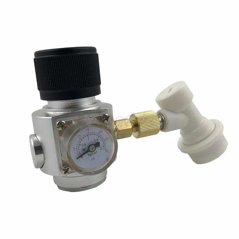 CO2 Mini Gas Regulator with Corny Keg Gas Ball Lock Disconnect for Beer Tap Homebrew GAS Regulator (8)