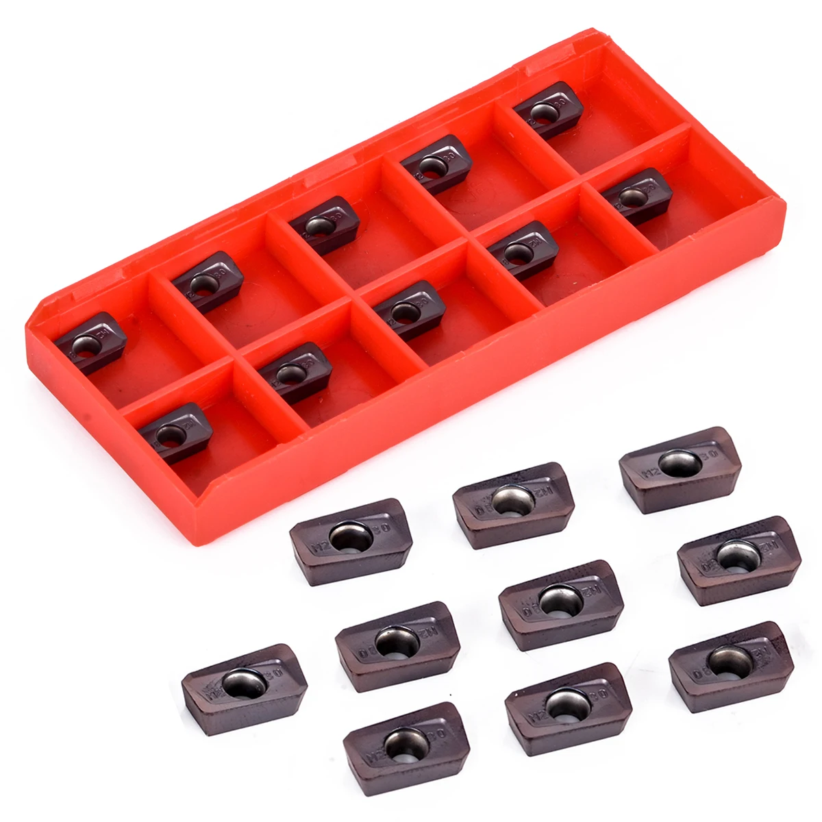 1pc BAP 300R C10-10-100 Tool Holder + 10pcs APMT1135PDER Carbide Inserts with Wrench For CNC Milling Tool