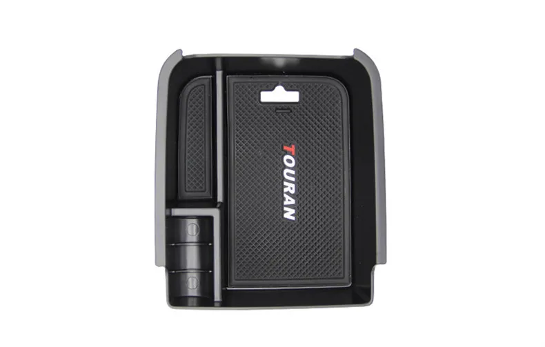 for VW Volkswagen Touran 2016-2018 Central Armrest Storage Box Container Holder Tray Car Organizer Accessories Car Styling