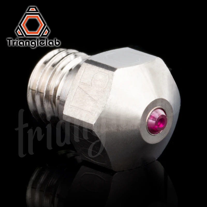 Trianglelab MK10 медный красный распылитель PTFE резьба M7 для Micro Swiss MK10 HOTEND MK10 нагреватель Блок PETG ABS PEI PEEK нейлон