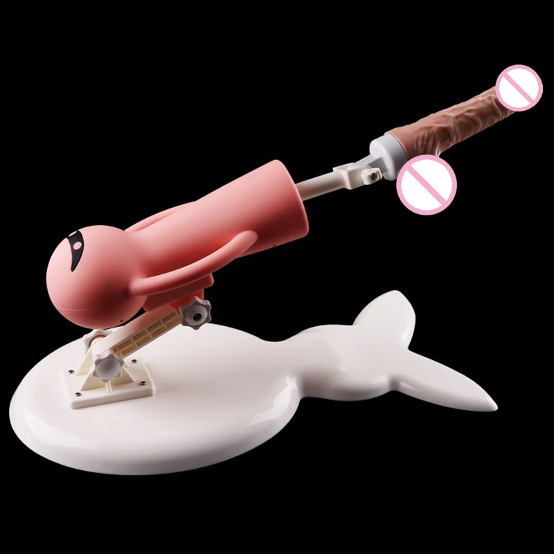 New Sex Machine Vibrator Automatic Retractable Thrusting Female Masturbation Pumping With font b Dildos b font