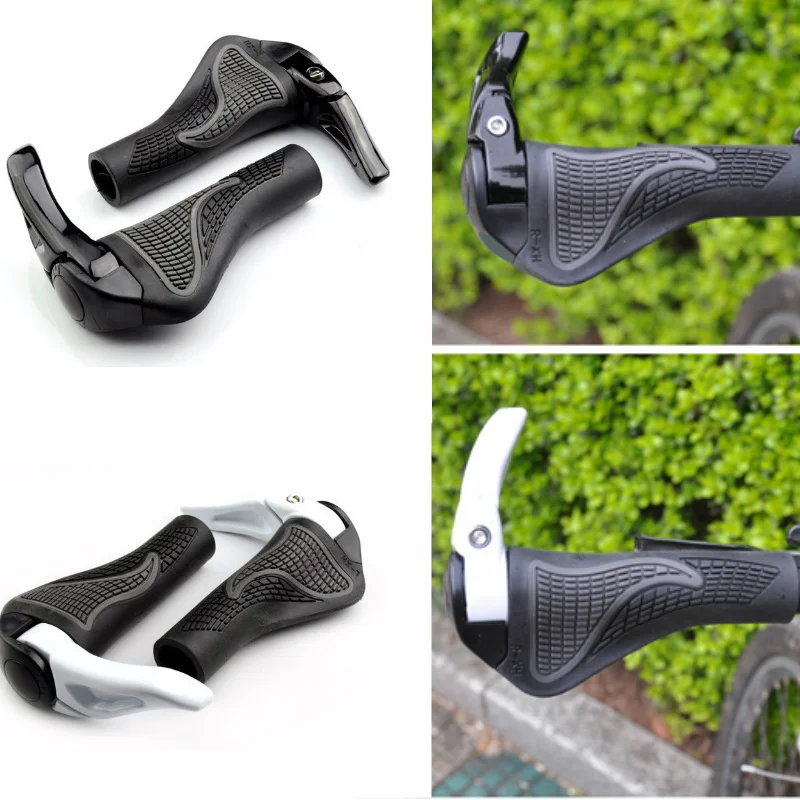 Bicycle Handle Grips 1 Pair Nonslip MTB Mountain Bike Handlebar Horns Bar Ends