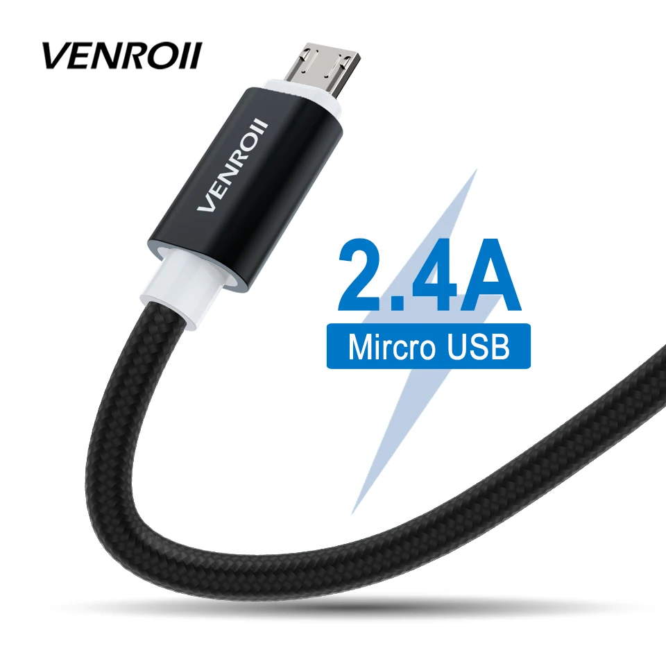 

Micro USB Cable Mobile Nylon Data Kable 3M 2M 1M Cord for Xiaomi Redmi Note 4 5 One Plus 6 Pro Honor 8X 9 for Samsung S6 S7 Edge
