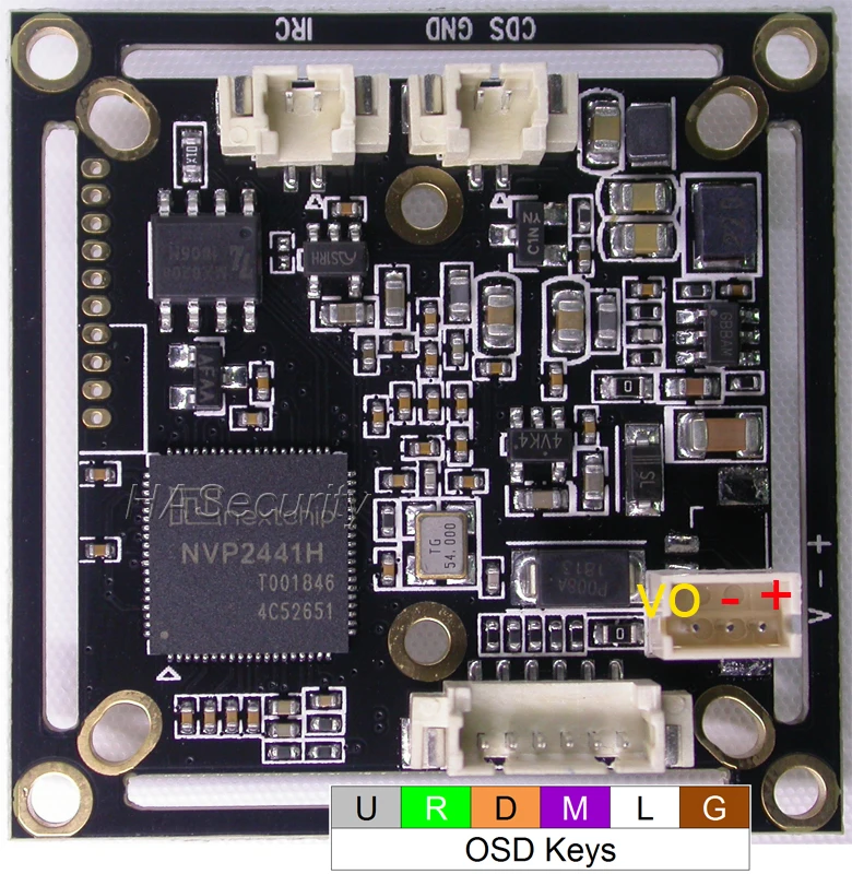AHD H (1080P) / CVBS 1/2.9 &quotSony Exmor IMX323 CMOS + NVP2441 плата видеонаблюдения модуль печатной платы
