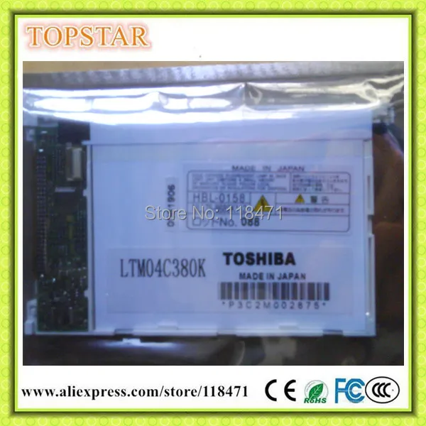 

Original A+ Grade LCD Panel 4.0" LTM04C380K LTPS for TOSHIBA