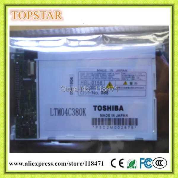 

Original A+ Grade LCD Panel 4.0" LTM04C380K LTPS for TOSHIBA 640(RGB)*480 (VGA)