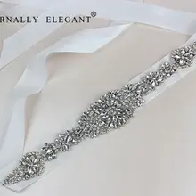 Горячая Новинка стиль горный хрусталь свадебная лента пояс аксессуары невесты ленты Пояски для свадьбы платье доступно