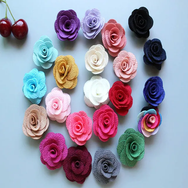 100 Fiori Di Feltro Per Decorazioni - 2,5 Cm Ciascuno | Colorati Per Fai Da Te, Scrapbooking E Artigianato
