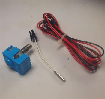 

v6 hotend and silicone Sock PT100/K type thermocouple Upgrade Kit for RepRap 3D Printer hotend kit