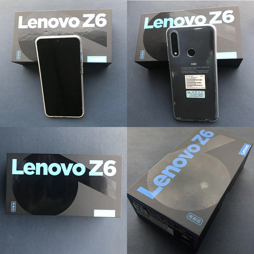 Оригинальный смартфон lenovo Z6 Lite 4 Гб 64 Гб Snapdragon 710 Octa Core Trial Back Cams 19,5: 9 капли воды 6,3 дюйма 4050 мАч