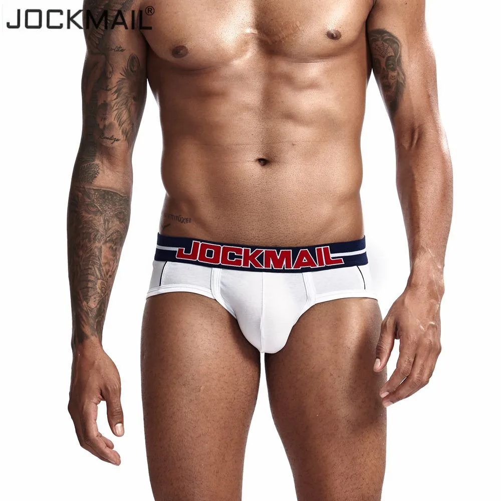 

JOCKMAIL Brand Men Underwear Sexy Men Briefs Breathable Mens Slip Cueca Gay Male Panties Underpants Briefs