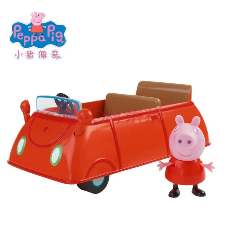 Genuine Peppa Pig push along family car driver peppa to school peppa pig's car discover more peppa pig playsets