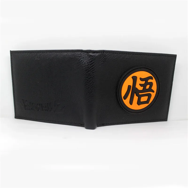 Аниме Dragon Ball Z модный кошелек Goku из искусственной кожи Черный отличный подарок для фанатов игр