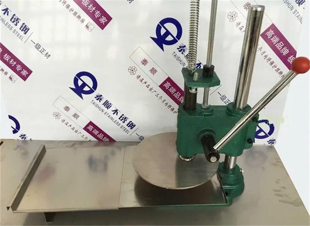 

Free Shipping Manual Dough Press Machine Dough Roller Sheeter Pizza dough sheeter