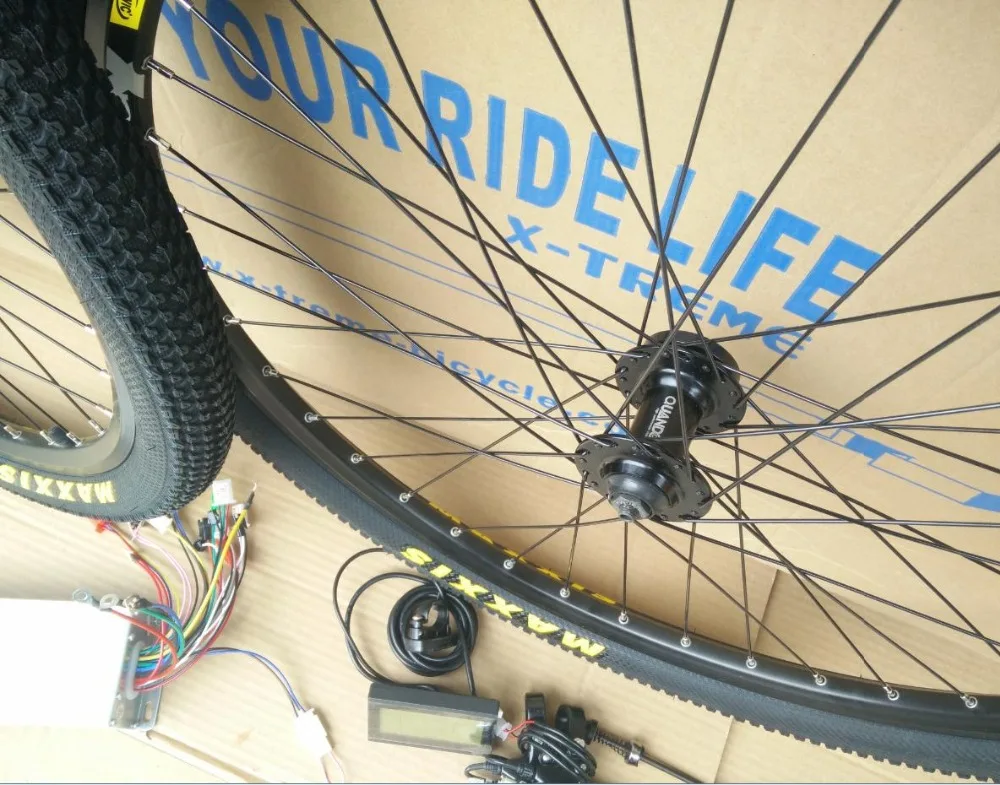 Flash Deal Kalosse   20/26/27.5/29/700C  Electric bike wheels  48V 1500W MTB  motors  135mm  bicycle Electric  wheel 26*2.1inch tires 2