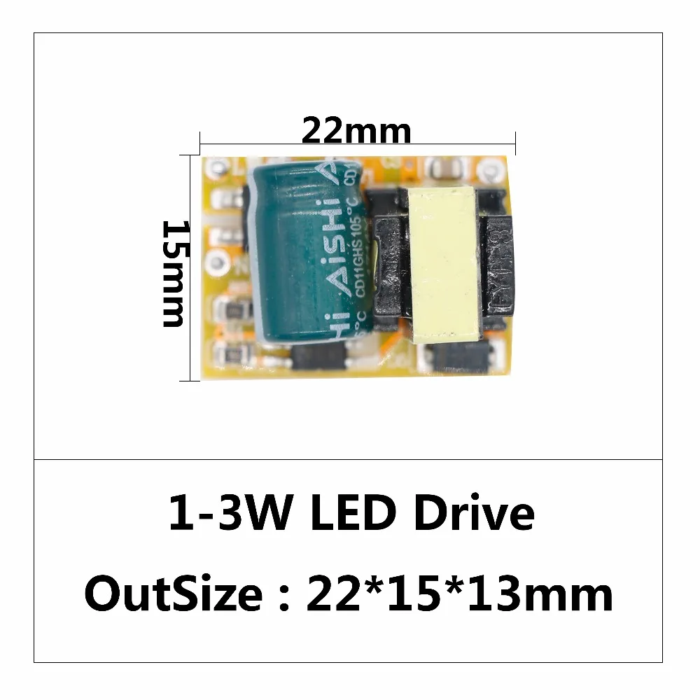 Светодиодный драйвер 300mA 1 Вт 3 Вт 5 Вт 7 Вт 12 Вт 18 Вт 20 Вт для Светодиодный источник питания s AC90-265V трансформаторы для Светодиодный источник питания