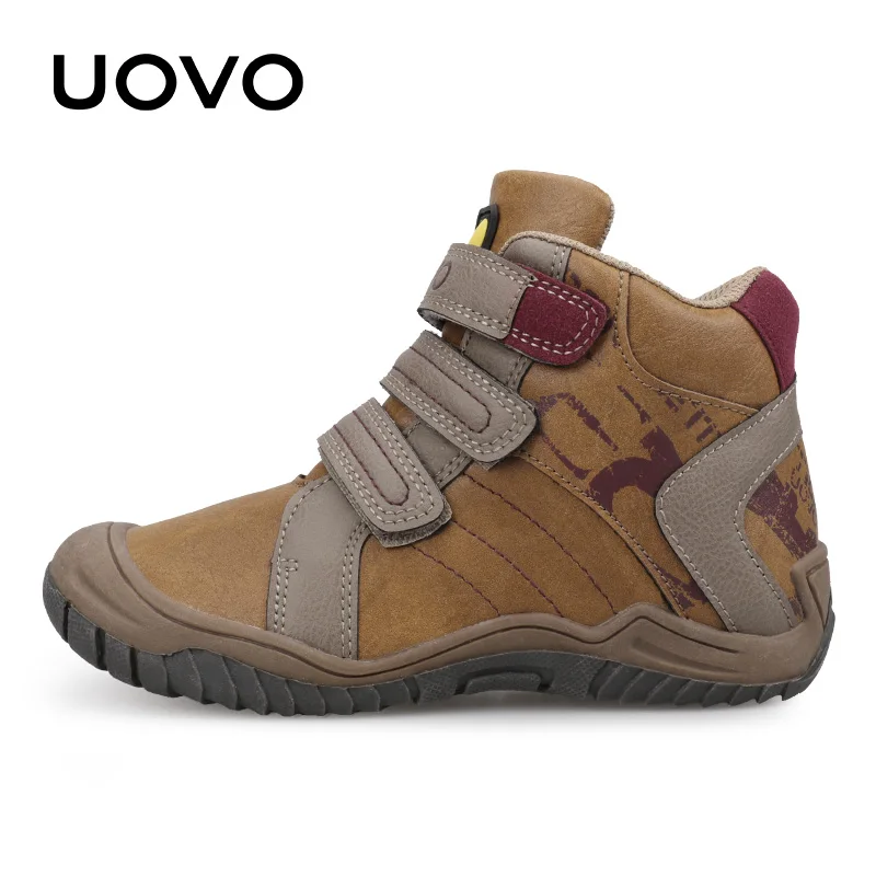 2018 UOVO New Arrival Mid-Calf Boys Shoes Fashion Kids Sport Shoes Brand Outdoor Children Casual Sneakers for Boys Size 26#-36#