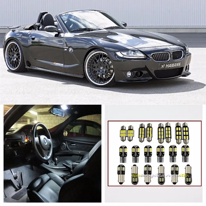 Tcart 7 x ОШИБОК белый интерьер светодиодный свет посылка комплект для BMW Z4 E85 2003-2008