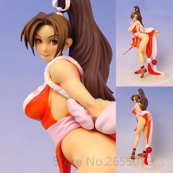 26 см аркадная игра SNK Король бойцов XIII KOF Аниме Mai Shiranui Smile Ver. ПВХ фигурка Коллекция Модель игрушки