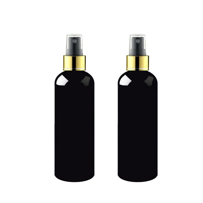 30X200ml black Sprayer gold Pump Bottle Makeup setting Fine Mist gold