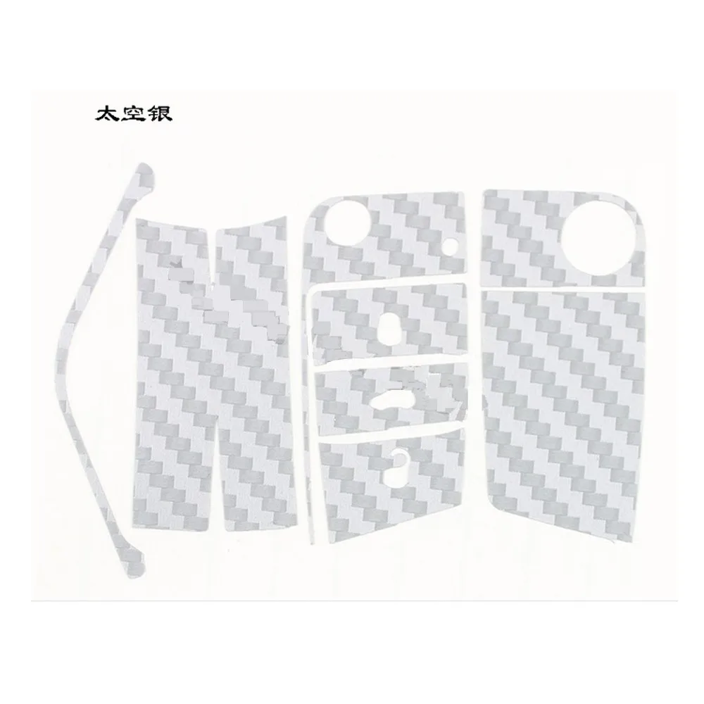 Carbon Fiber Film Car Key Cover Glue Sticker Trim Styling Shell Case For Volkswagen VW Golf 7 VII MK7 GTI Golf7 Skoda Octavia A7