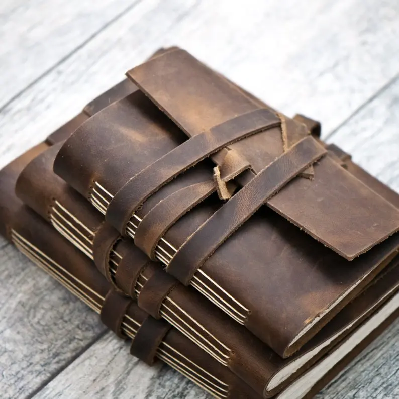 

Personalized Premium Leather Journal Notebook or Sketchbook genuine leather travel journal notebook sketchbook