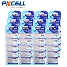 60 pièces/12 carte PKCELL 5029LC CR2450 2450 ECR2450 KCR2450 LM2450 pile bouton pile bouton 3 V pile montre lithium