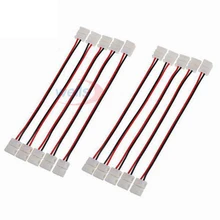 5-100 шт. 2pin 3pin 4pin 5pin двойной разъем кабель для 3528 5050 WS2811 WS2812B 5050 RGB/RGBW светодиодный полосы светильник