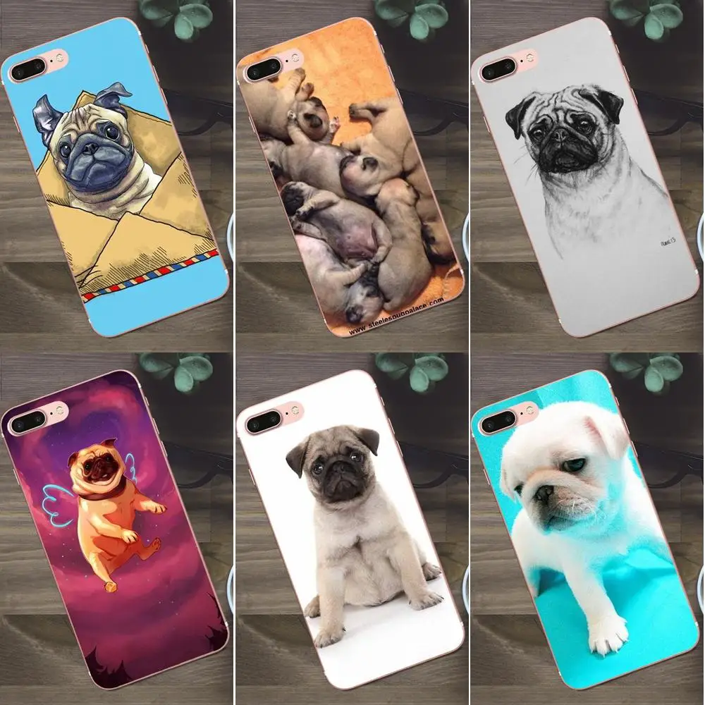 Bixedx Pug Life Pugs Not Drugs для Huawei G8 Honor 5C 5X 6 6X 7 8 9 Y5II Mate P7 P8 P9 P10 P20 Lite Plus 2017 TPU Call Box | Мобильные