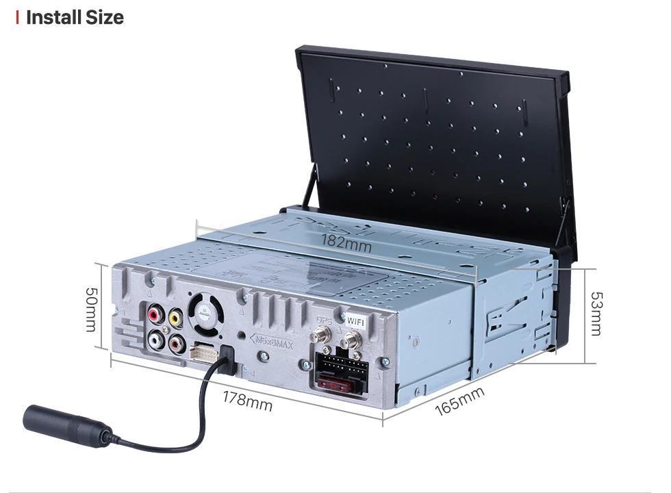 Sale Seicane Universal 1 DIN Android 6.0 Car GPS Multimedia Navi Stereo Player for Nissan QASHQAI/X-TRAIL TOYOTA COROLLA Hyundai Kia 22