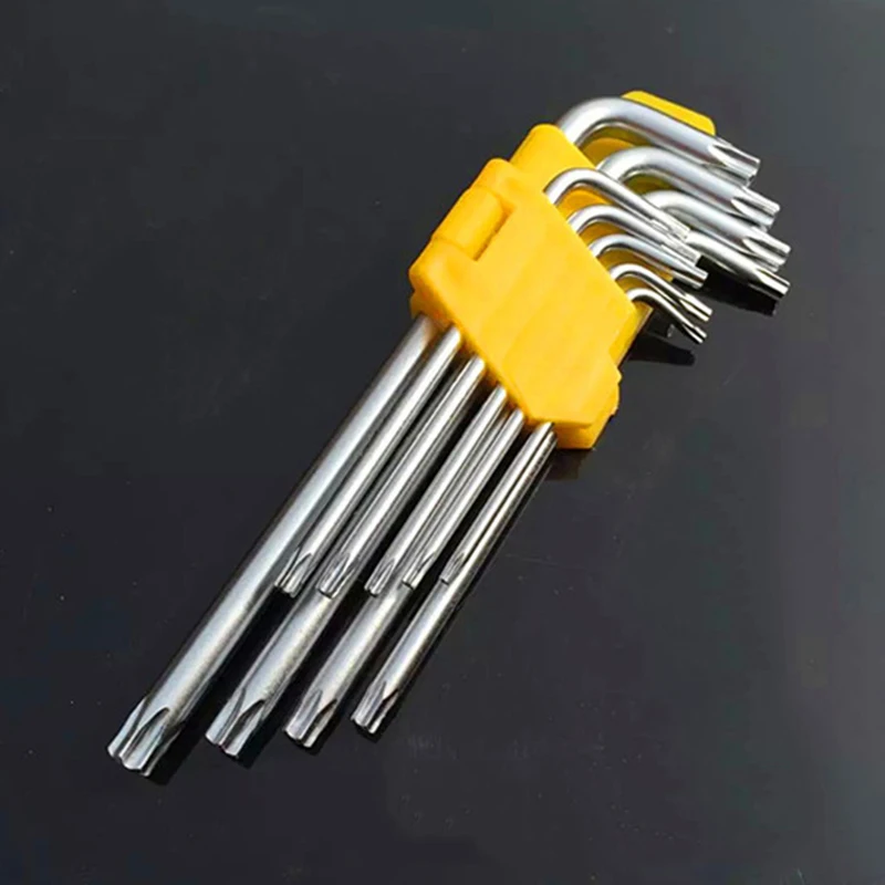 9 шт./компл. двухсторонний шестигранный ключ рандомный Pozidriv Torx
