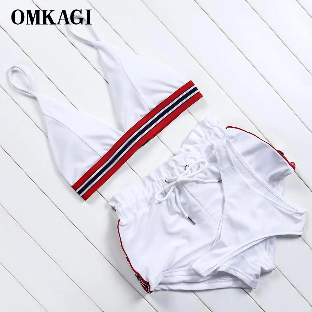 Купальник бикини OMKAGI 2019 женский сексуальный купальный костюм пляжная одежда